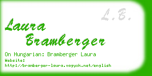 laura bramberger business card